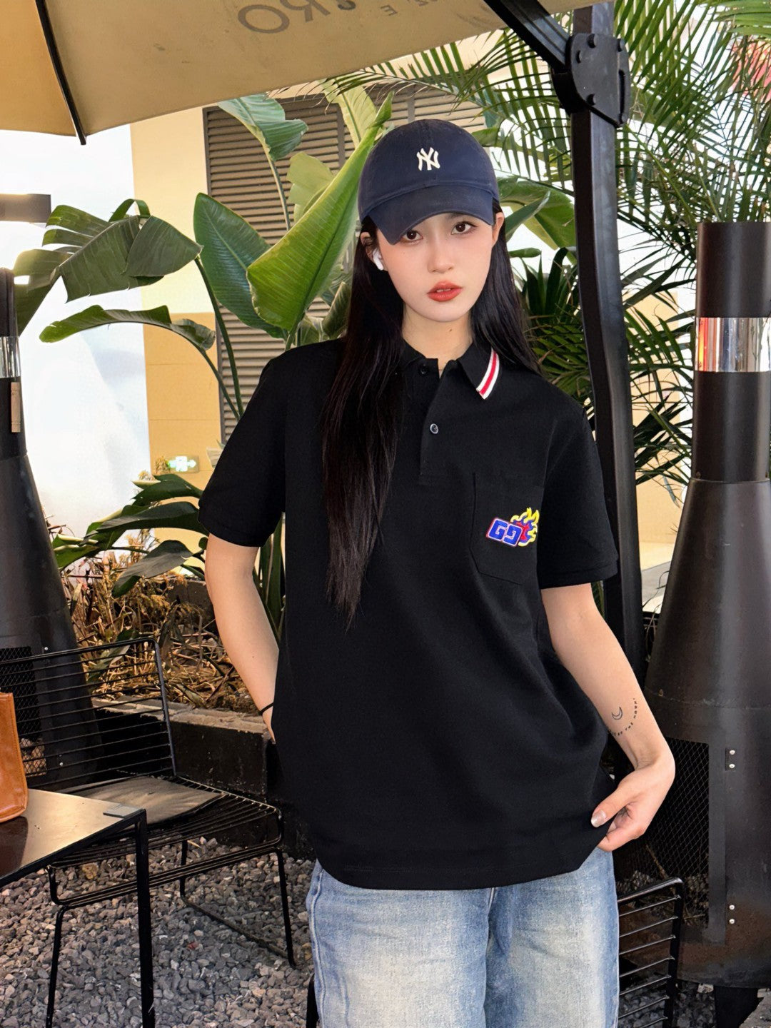 Gucci Flame Logo Polo Shirt