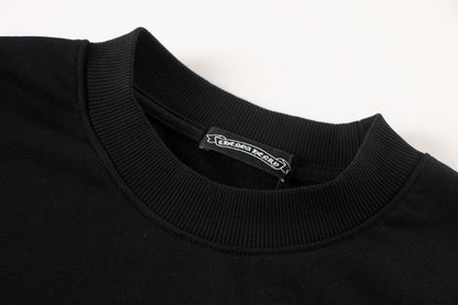 CHROME HEARTS COLORED CROSS HORSE SHOE LOGO SWEATSHIRT BLACK