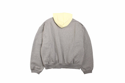 Fear of God Essentials Hoodie - Grey with Yellow Hood