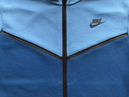 NIKE TECH FLEECE HOODIE x DUTCH BLUE/COURT BLUE