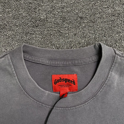 GODSPEED BALACLAVA SZN T-SHIRT WASHED GREY