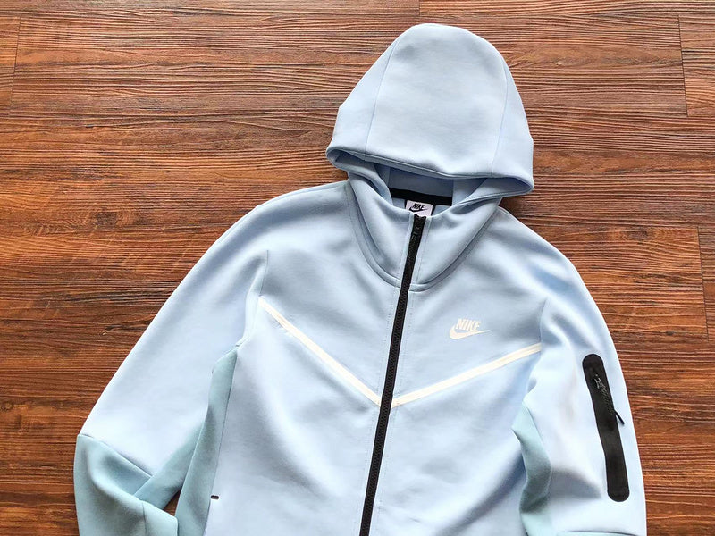 NIKE TECH FLEECE HOODIE x CELESTINE BLUE