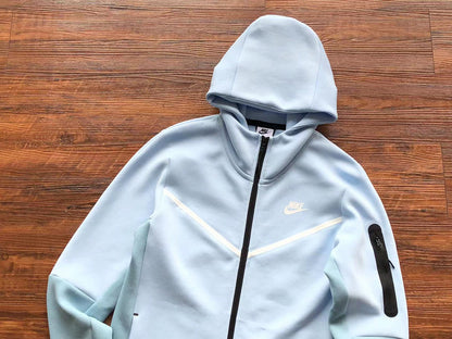 NIKE TECH FLEECE HOODIE x CELESTINE BLUE