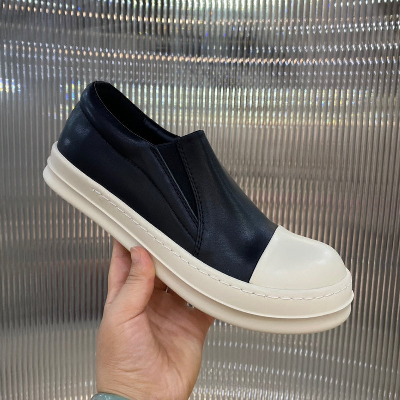 Slip-On Leather Sneakers