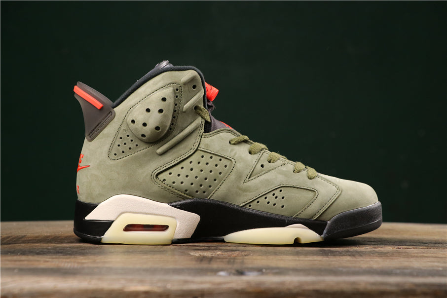 Jordan 6 Retro "Travis Scott - Medium Olive"