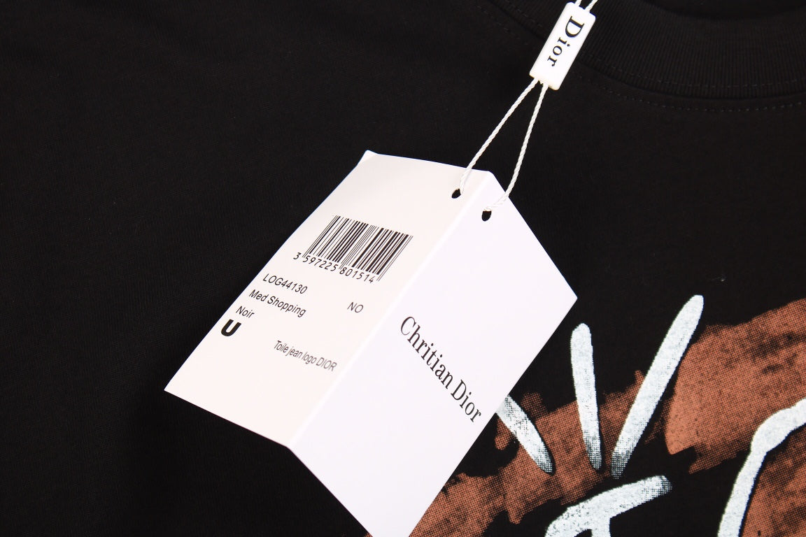 Dior T-Shirt with Artistic Logo Design