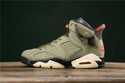 Jordan 6 Retro "Travis Scott - Medium Olive"