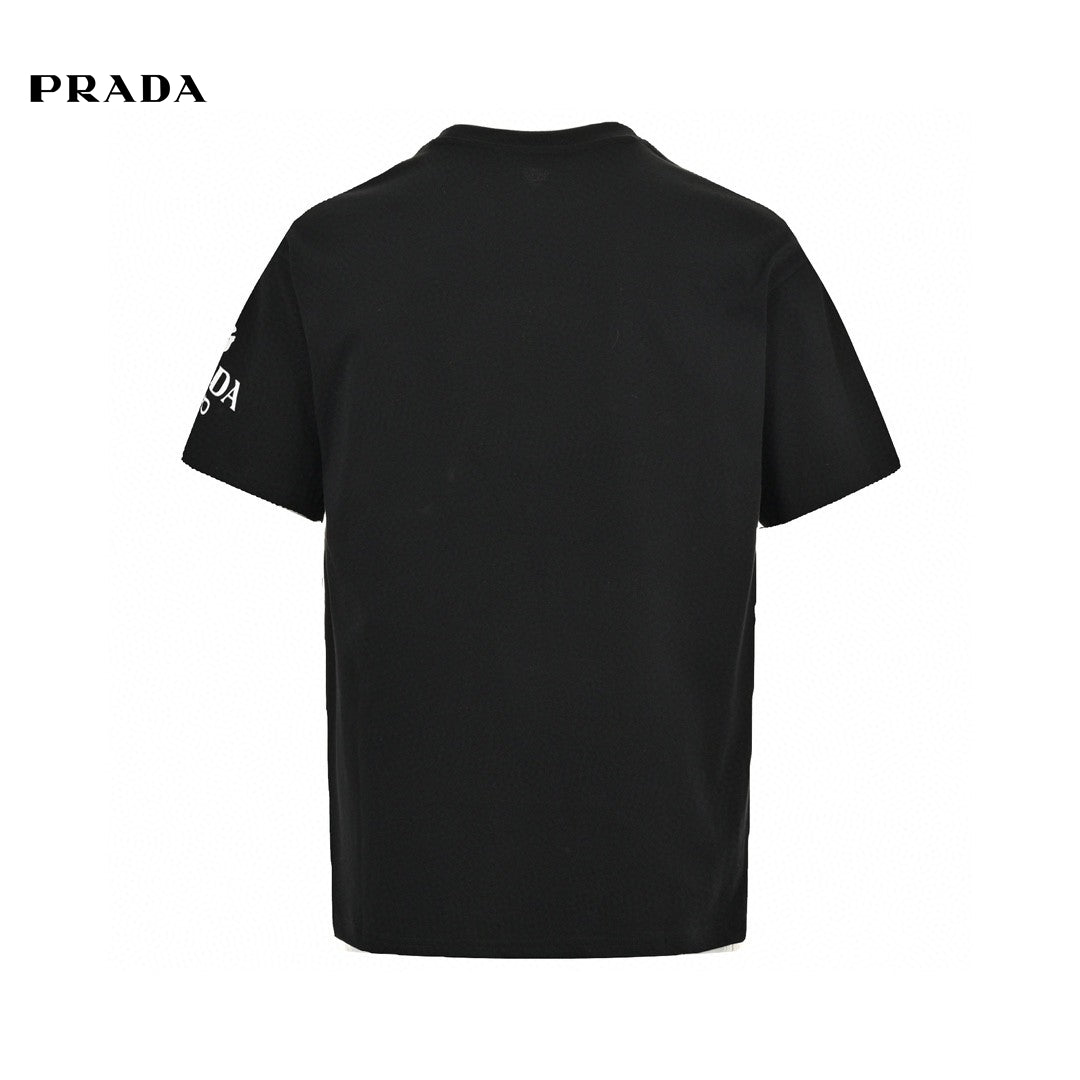 Prada Logo T-Shirt (Black)