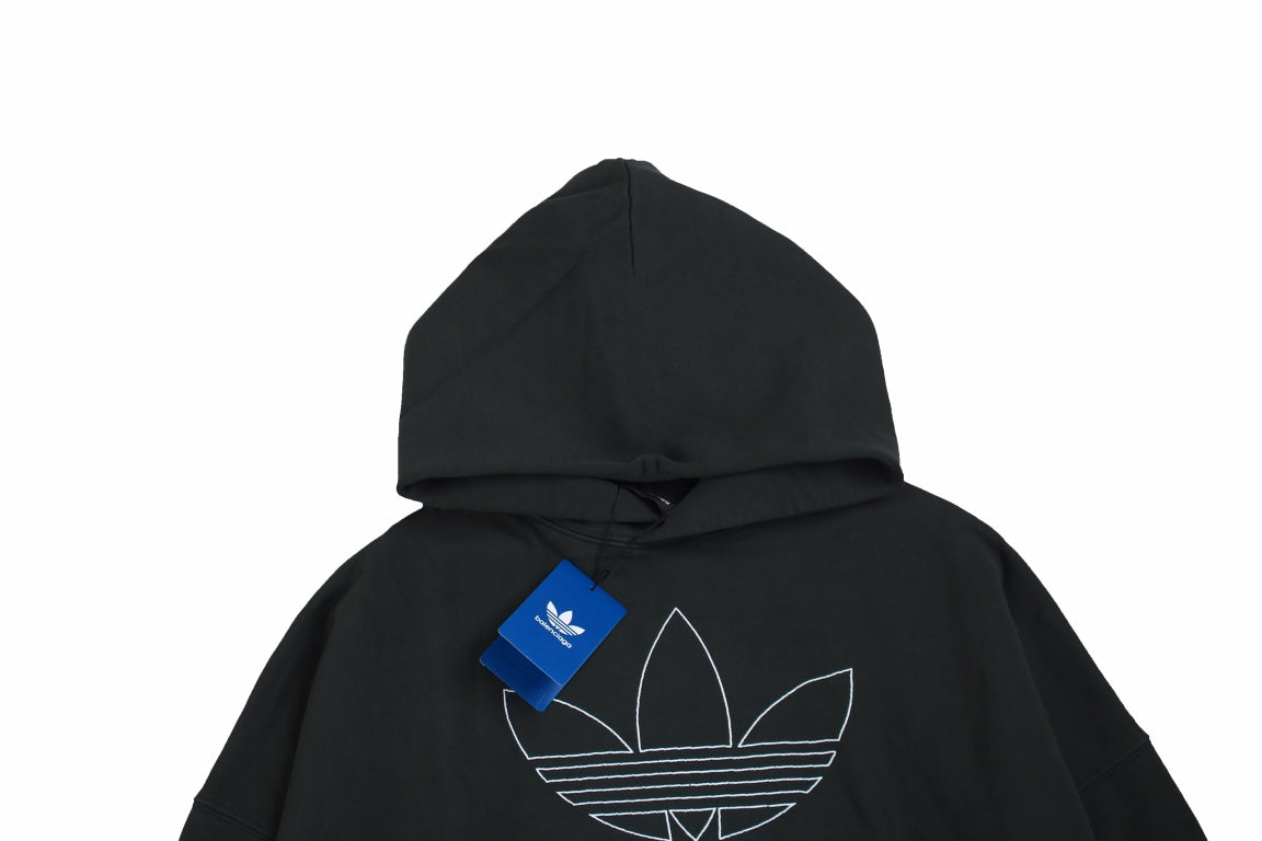 BALENCIAGA x ADIDAS HOODIE BLACK