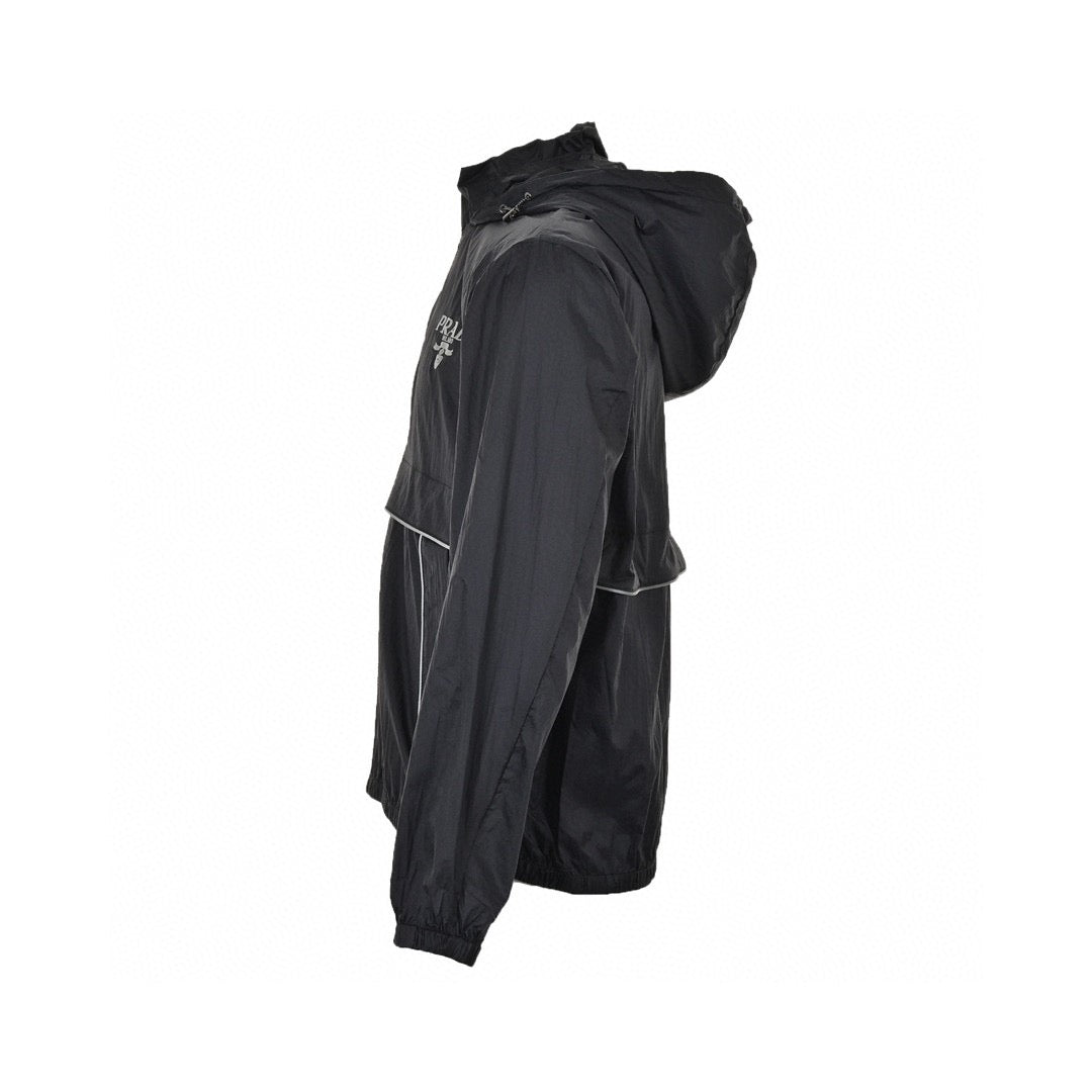 Prada Lightweight Hooded Jacket - Black