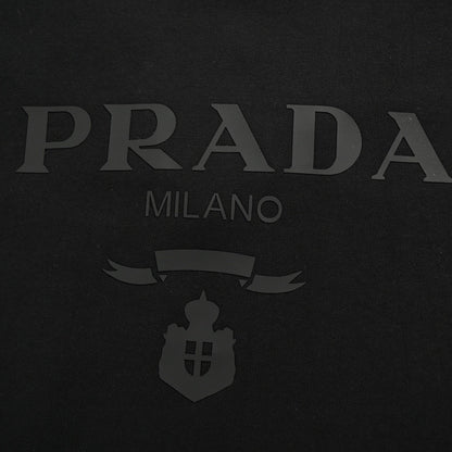 Prada T-Shirt - Black with Subtle Branding