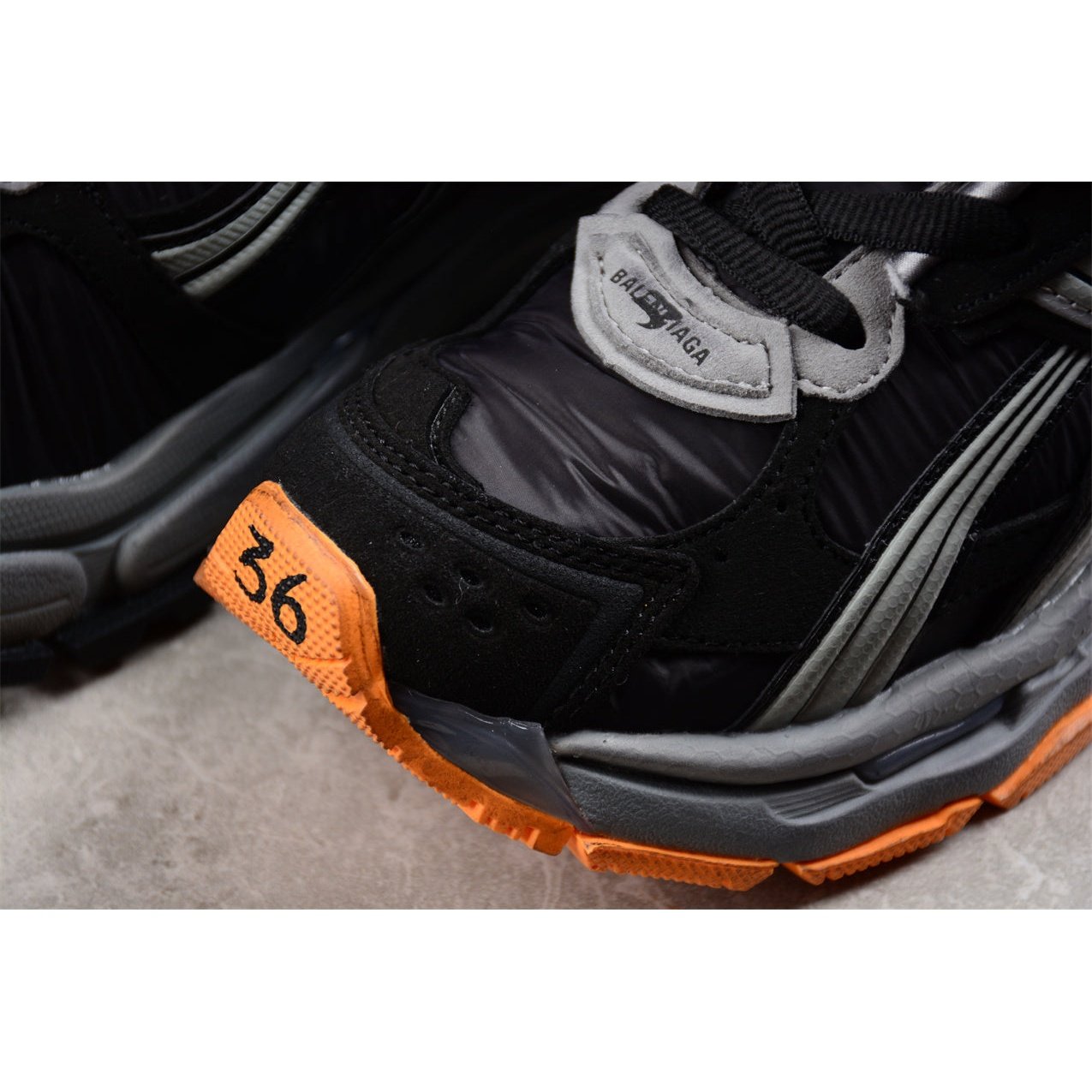 BALENCIAGA RUNNER x BLACK GREY ORANGE - Prime Reps