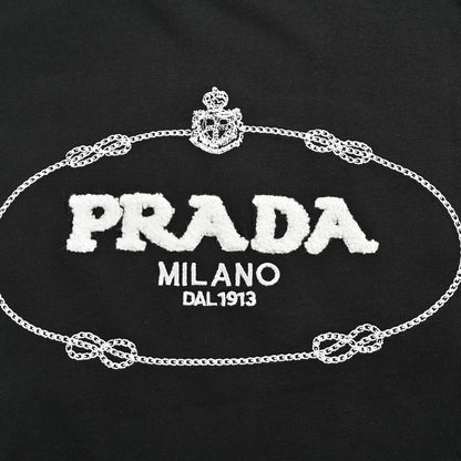 Prada Milano Black Logo T-Shirt