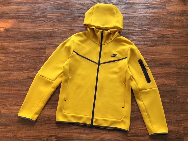 NIKE TECH FLEECE HOODIE x YELLOW