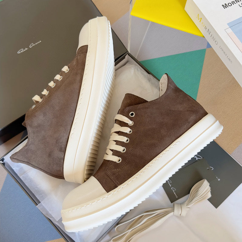 Rick Owens taupe Low-Top Sneakers