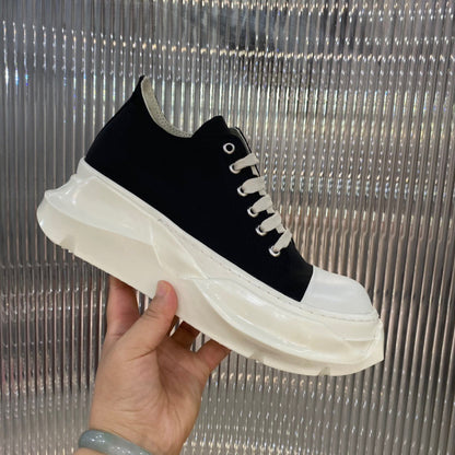 Rick Owens Low-Top Sneakers - Black and White