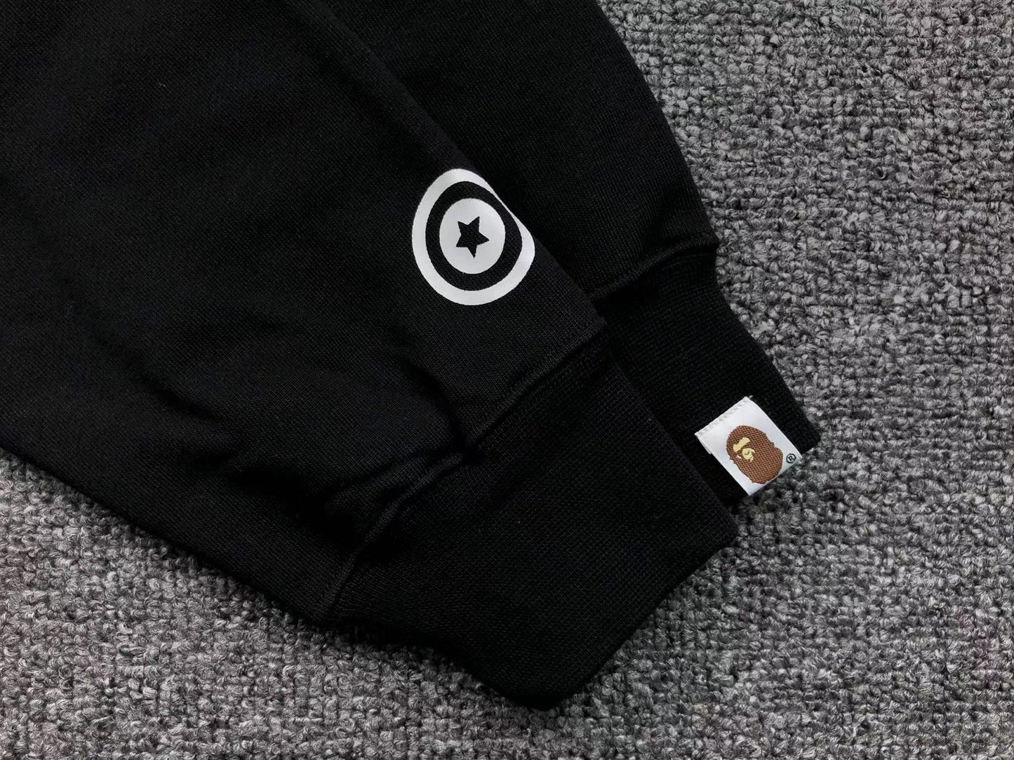 BAPE SHARK FULL ZIP HOODIE BLACK