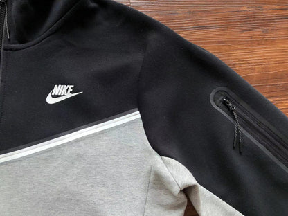 NIKE TECH FLEECE HOODIE x BLACK/GREY