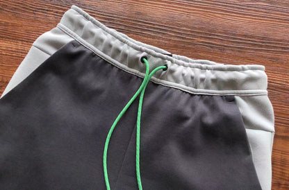 NIKE TECH FLEECE PANTS x GREY/BLACK/GREEN