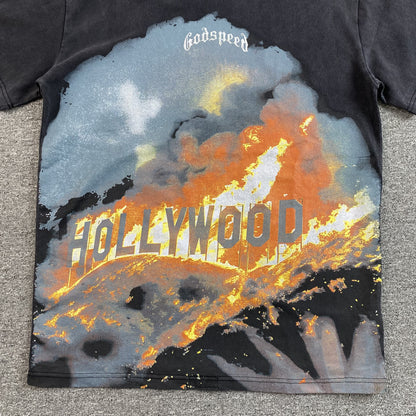 GODSPEED HOLLYWEIRD T-SHIRT WASHED BLACK