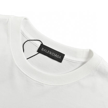 Balenciaga Multicolor Graphic Logo T-Shirt Primereps