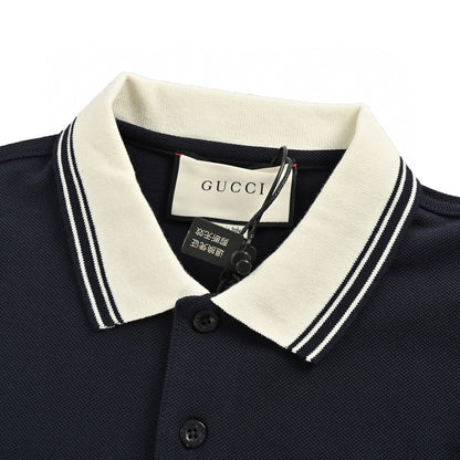 Gucci Navy Polo Shirt