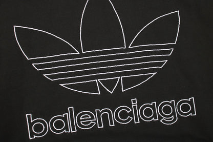 BALENCIAGA x ADIDAS HOODIE BLACK