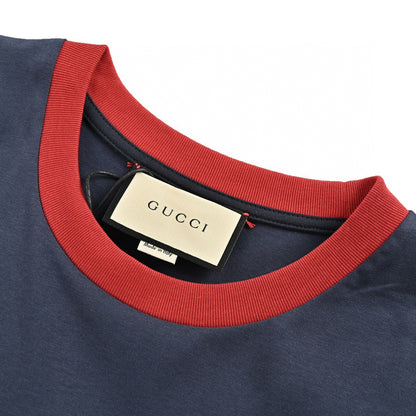 Gucci Cherry Logo Navy T-Shirt primereps