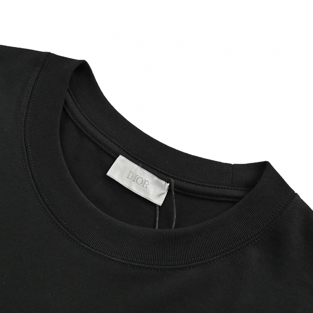 Dior Safety Pin Logo Black T-Shirt Primereps