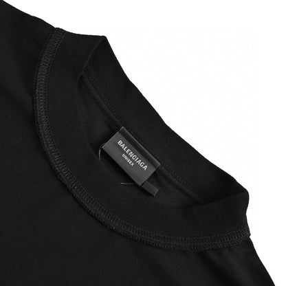 Balenciaga Reflective Logo Black T-Shirt