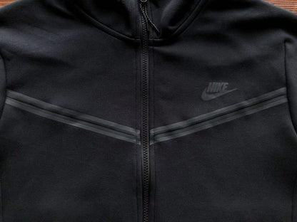 NIKE TECH FLEECE HOODIE x BLACK