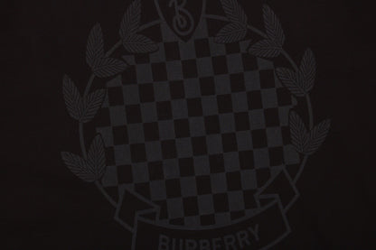 Burberry T-shirt with Checkered Crest