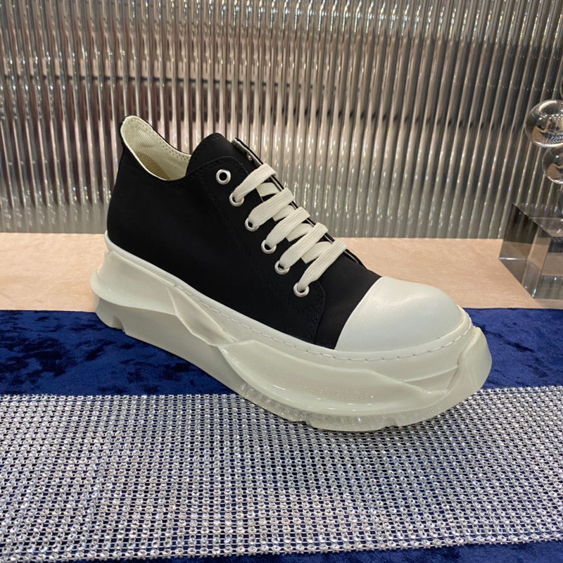 Rick Owens Low-Top Sneakers - Black and White