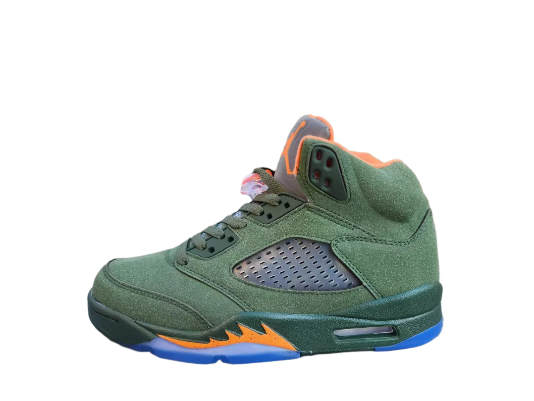 Jordan 5 green and orange