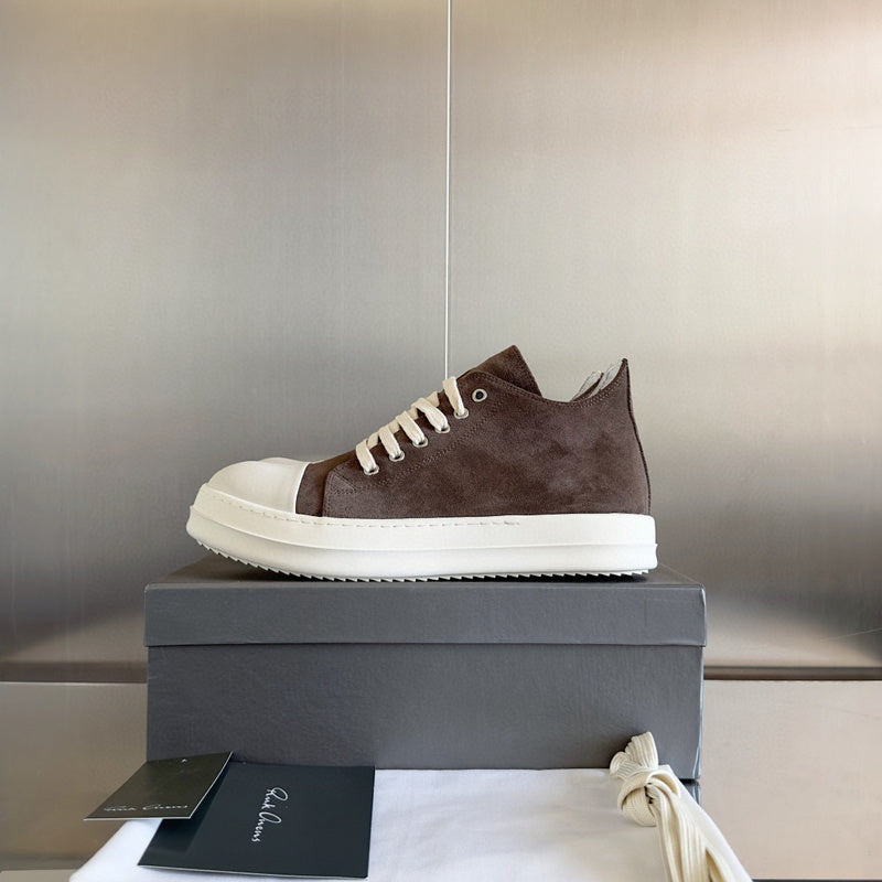 Rick Owens taupe Low-Top Sneakers