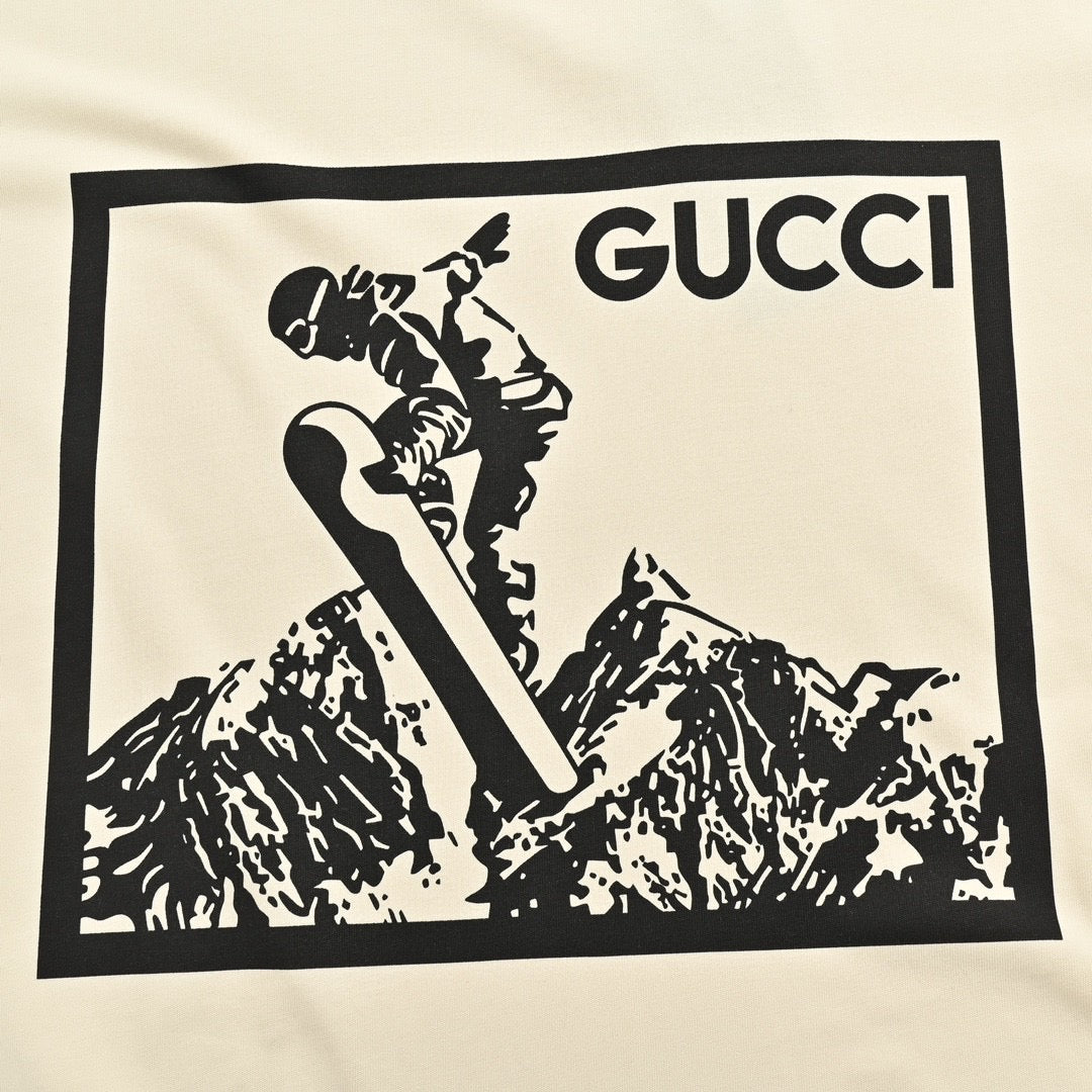 Gucci Snowboarder Graphic T-Shirt