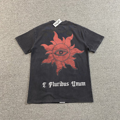 GODSPEED E PLURIBUS UNUM T-SHIRT WASHED BLACK