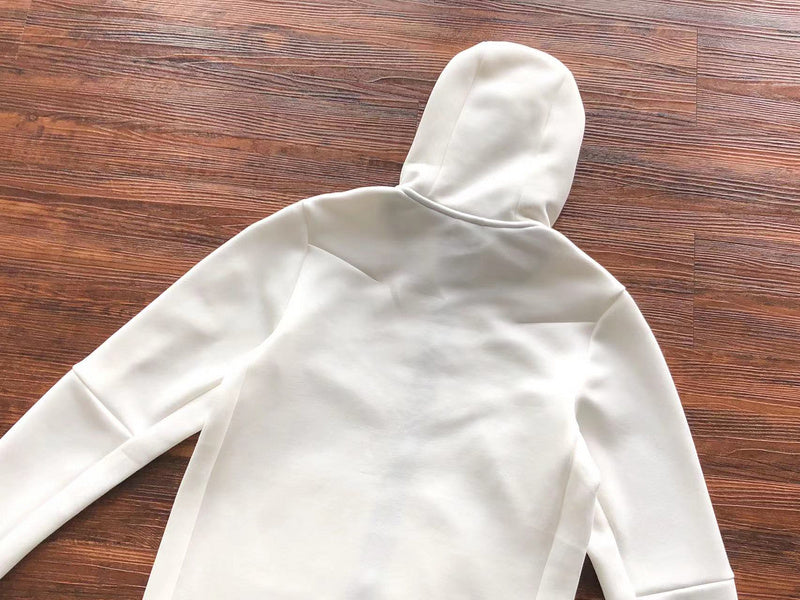 NIKE TECH FLEECE HOODIE x WHITE