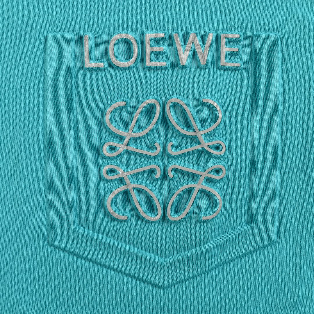 Loewe Teal Pocket Logo T-Shirt