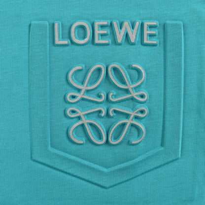 Loewe Teal Pocket Logo T-Shirt