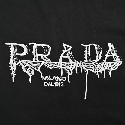 Prada Graphic Logo T-Shirt (Black)