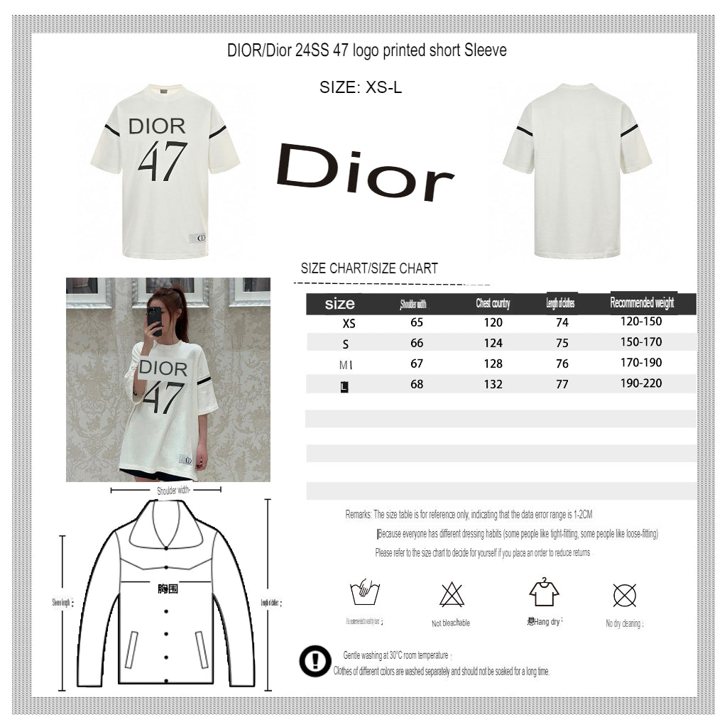 Dior 47 White T-Shirt