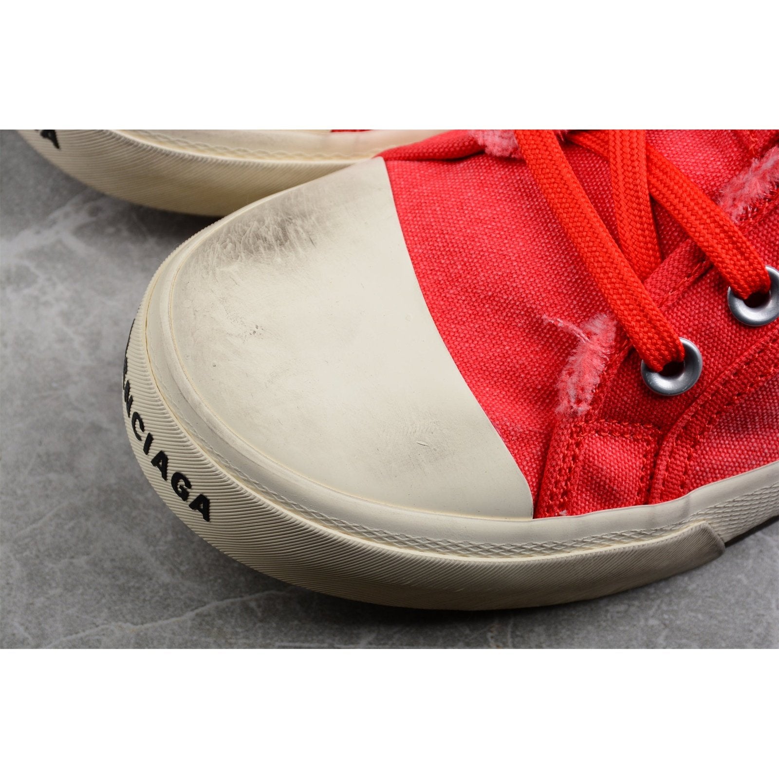 BALENCIAGA PARIS MID VULC DESTR x RED - Prime Reps