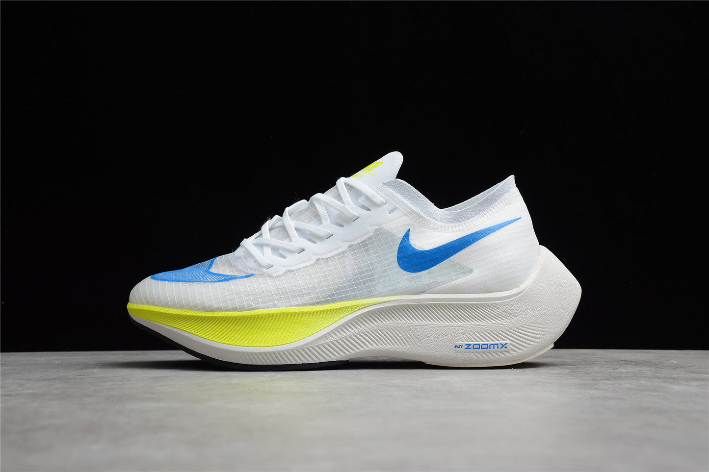 ZoomX Vaporfly NEXT% 2 White，Blue and Yellow