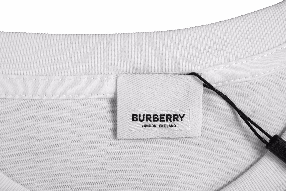 Burberry T-Shirt with Strikethrough Logo