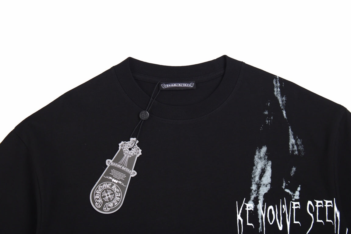 CHROME HEARTS x KIDS SEE GHOSTS T-SHIRT BLACK