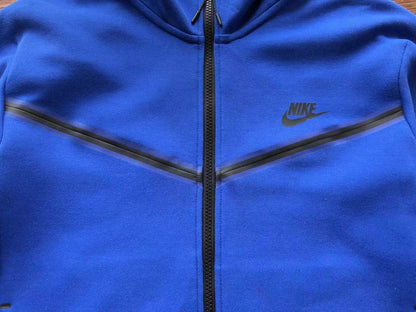 NIKE TECH FLEECE HOODIE x BLUE