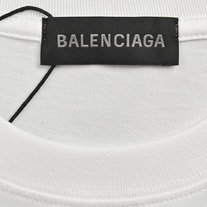 Balenciaga Multicolor Graphic Logo T-Shirt Primereps