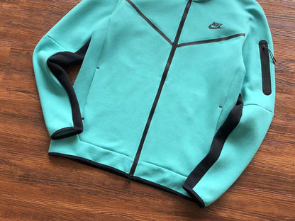 NIKE TECH FLEECE HOODIE x WASHED TEAL