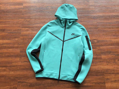 NIKE TECH FLEECE HOODIE x WASHED TEAL